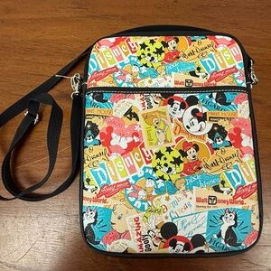 Disney Parks Mickey Mouse Goofy Figaro Dumbo Crossbody Bag Purse